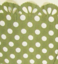Гофрированная бумага "Горох" 50см*66см оливковая