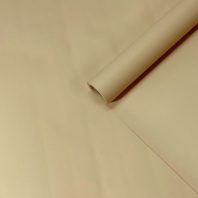 Пленка матовая однотонная двухсторонняя бежевый 58см*10м±5% 60мкр