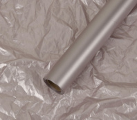 Упак. материал флористическая пленка с перламутровым эффектом, 50 мкр, 57 см х 10 м, жемчужно-серый Упак. материал флористическая пленка с перламутровым эффектом, 50 мкр, 57 см х 10 м, жемчужно-серый