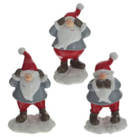 Фигурка декоративная "Дед мороз", L6 W5 H10,5 см,3в 779353