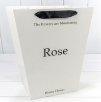 Пакет подарочный "Rose" Белый 30*34*20 Пакет подарочный "Rose" Белый 30*34*20