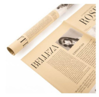 Матовая Плёнка "Roses" 57*57см 20 листов бежевый Матовая Плёнка "Roses" 57*57см 20 листов бежевый