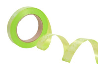 Лента простая (2см*50м) Пионы салат на салат (вывертка) Р2051