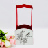 Декоративный ящик квадратный с высокой ручкой 140*125*h300 8 марта цветы красный Декоративный ящик квадратный с высокой ручкой 140*125*h300 8 марта цветы красный