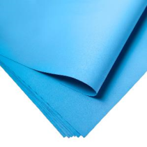 Фоамиран 60х70 см, (10 листов в уп.), 1,1мм цв. васильковый