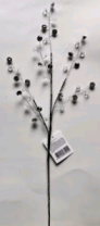 Ветка декоративная из прозрачных страз 42 см Ветка декоративная из прозрачных страз 42 см
