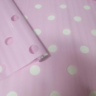 Пленка Шары пыльная роза 70см*10ярд ± 5%