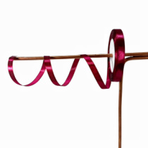 Лента атласная,10mmx25yards, цв. брусничный