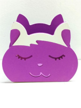 Кашпо Котик Мур (120*80*85) фуксия Акция