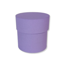 Коробка круглая 10*10 .сиреневый