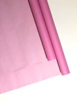 Бумага матовая пл. 60 гр. двухсторонняя .фуксия/пыльная роза 70 см*9 ярд ± 5%