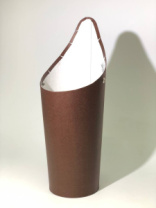 Конус под цветы с высокой спинкой 10*14*33,5 .шоколад