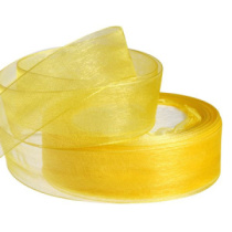 Лента органза,25mmx25yards, цв.золотой