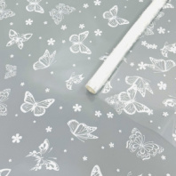 Пленка Летящие Бабочки белый 70см*200гр ± 5% Пленка Летящие Бабочки белый 70см*200гр ± 5%