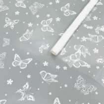 Пленка Летящие Бабочки белый 70см*200гр ± 5%