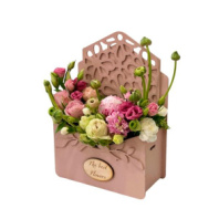 Декоративный конверт (24*16*8 см) пыльная роза Декоративный конверт (24*16*8 см) пыльная роза