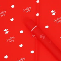 Набор пленки  "Очарование" 50 мкр, 55х55 см, 20 листов/упак, красный 4630270044853 