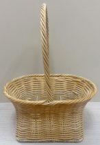 Корзина плетеная (искусств.ротанг): 26*19*14H 35HH, 1 шт.