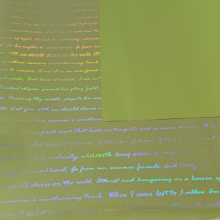 Набор матовой пленки "Письмо" лаковая/матовая 65мкм 57*57см/10л зеленый Набор матовой пленки "Письмо" лаковая/матовая 65мкм 57*57см/10л зеленый