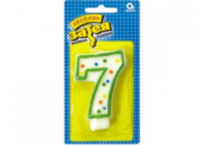 Свеча - Цифра Затея "7"