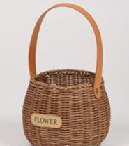 Корзина плетеная (ротанг), 15,5х15,5 см, 1 шт., коричневый