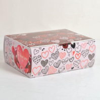 Коробка‒пенал "Сердца"