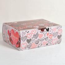 Коробка‒пенал "Сердца"