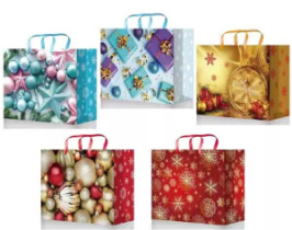 Пакет подарочный ламинированный (327*264*136) 810/811/812/813/814 mix LH 