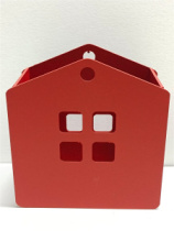 Кашпо Домик (170*175*80) красный Акция