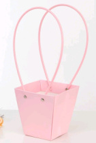 Пакет подарочный "Мастхэв", 12х8х12,5 см, розовый