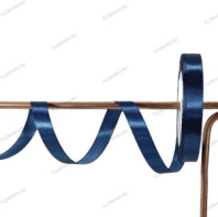 Лента атласная,12mmx25yards, цв. темно-синий Лента атласная,12mmx25yards, цв. темно-синий