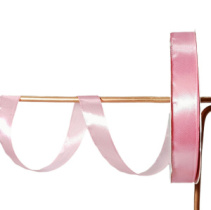 Лента атласная 2/91м пыльная роза  