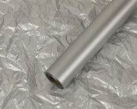 Упак. материал флористическая пленка с перламутровым эффектом, 50 мкр, 57 см х 10 м, серебристый Упак. материал флористическая пленка с перламутровым эффектом, 50 мкр, 57 см х 10 м, серебристый