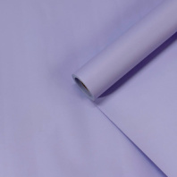 Пленка матовая однотонная двухсторонняя лаванда 58см*10м±5% 65мкм