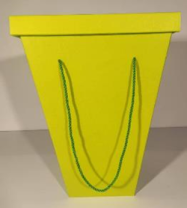 Коробка для цветов с крышкой 18x34x53cm, цв.лайм Коробка для цветов с крышкой 18x34x53cm, цв.лайм