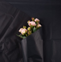 Бумага тишью 50*70см Черный 40 листов