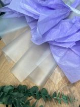 Быстросборная упаковка.Форма№2. Цвет: матовая с сирен тишью,размер букета: +/- в55, ш25