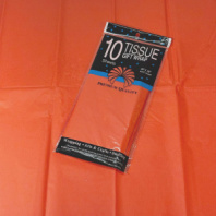 Бумага тишью 50*66 см Оранжевый10 листов/