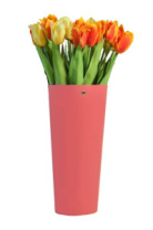 Конус под цветы 10*14*30 .бордо