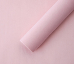 Водостойкий упаковочный материал "Бархат", 53 см*6 ярдов, 75 г/м², св-розовый