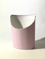 Ваза Овал 14*17*22 .пыльная роза