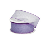 Лента органза "Флер" 2,5см х10ярд сиреневый Лента органза "Флер" 2,5см х10ярд сиреневый