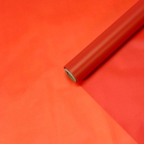 Матовая пленка на втулке однотонная 50 мкр 60 см*10 ярд ± 5% Красный Металл