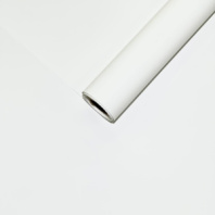 Пленка матовая однотонная двухсторонняя белая 58см*10м±5% 65мкм