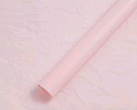 Тишью Влагостойкая 58см*10м 20мкр цв розовая пастель