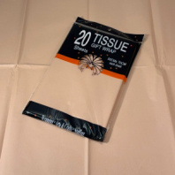 Тишью Бумага, 20  листов в упаковке, 30 грамм, 50cmx66cm, цв. персик