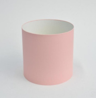 Коробка круглая без крышек 10*10 .персиковый