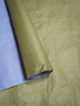 Бумага Эколюкс двухцветная хаки/сиреневый 70см * 5 ярдов ± 5%