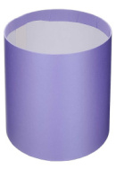 Коробка круглая без крышек 13,5*13,5 .сиреневый