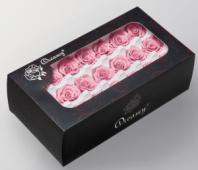 Сухоцвет "Роза" класса А, 2-3 см, 21 шт/упак., чайная роза